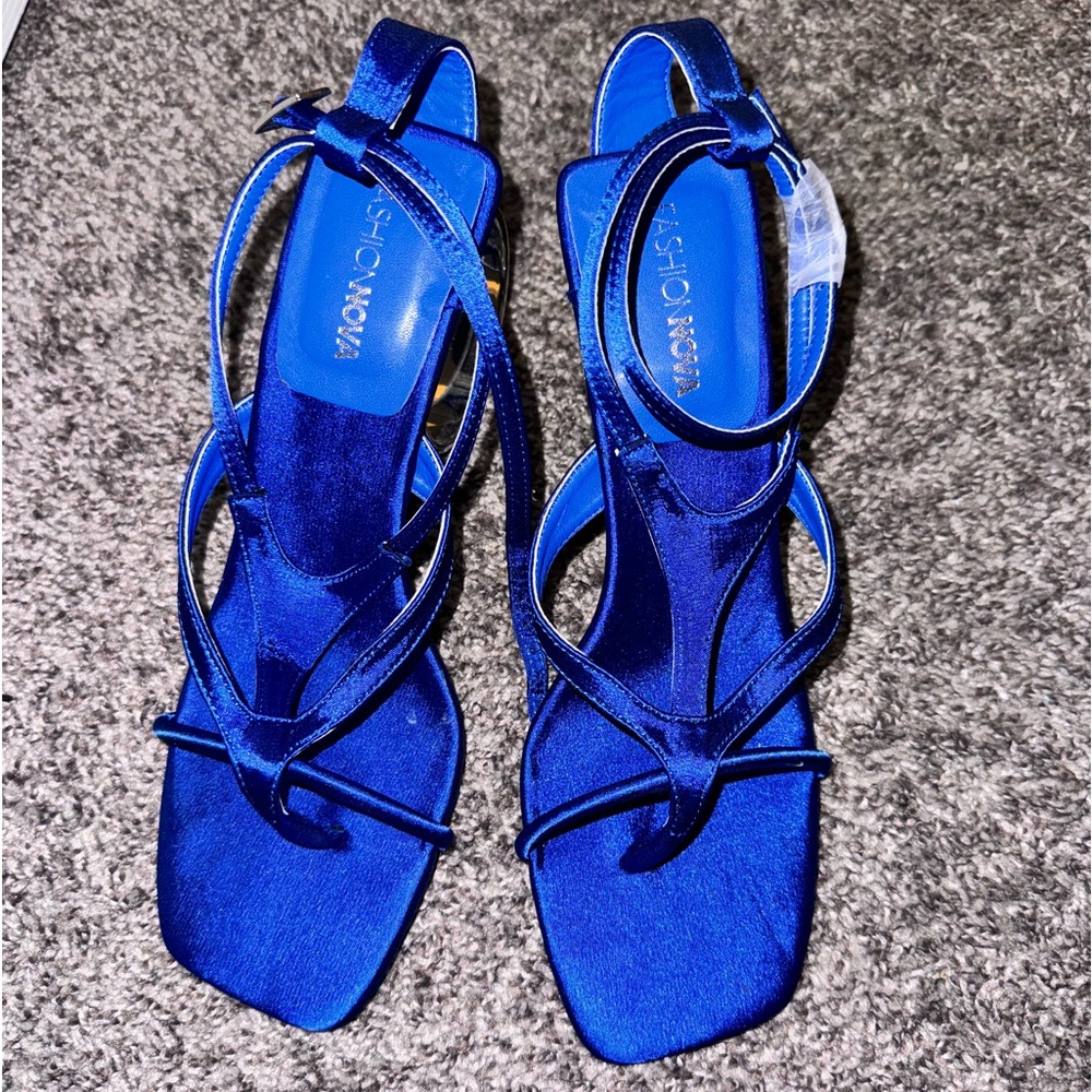 Blue heels